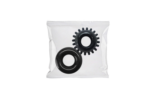 2-Pack C-Ring Set - Clambowl 50 Stuks - Zwart
