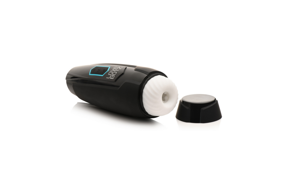 The Milker Max – 14X Vibrating Masturbator Black | XR Brands