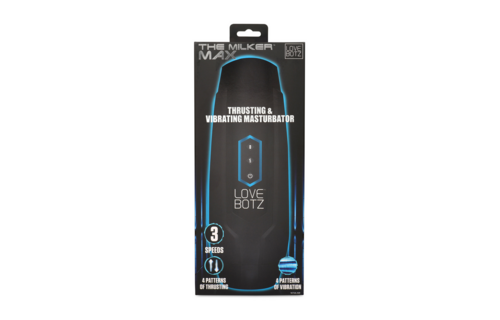 Der Milker Max – 14X Vibrierender Masturbator Schwarz | XR Brands