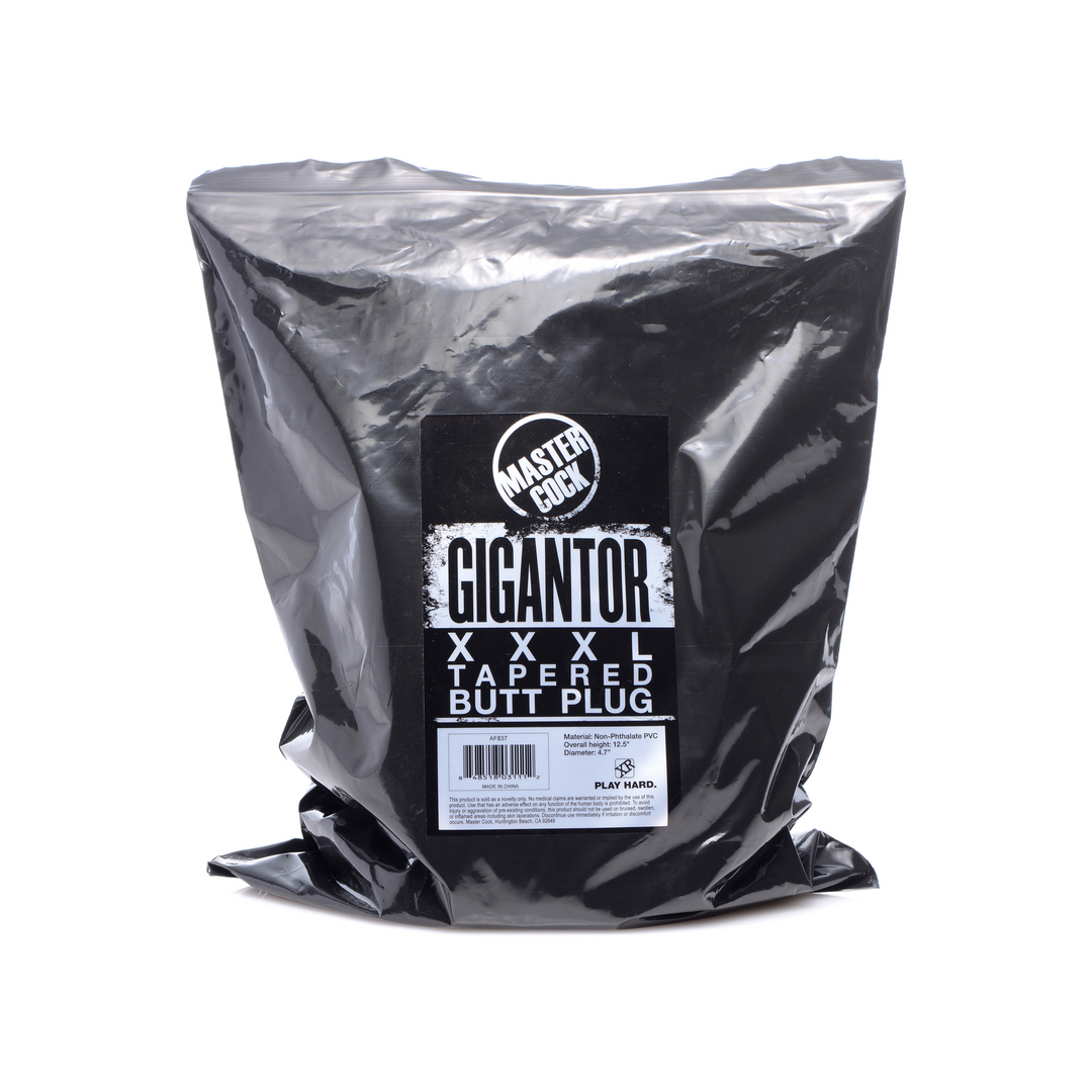 Gigantor XXXL Tapered 31,8 cm - Extreem Grote Buttplug