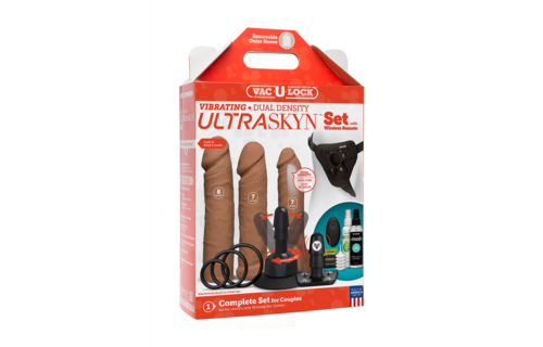 Vibrating Dual Density ULTRASKYN Set 2.6 cm | Doc Johnson