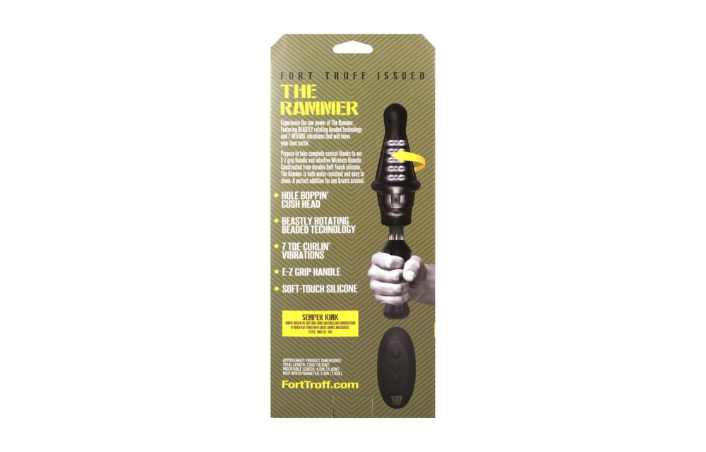 De Rammer - Zwart 19,1 cm | Krachtige, veelzijdige vibrator