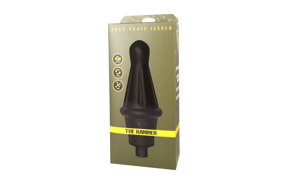 De Rammer – Schwarz 19,1 cm | Leistungsstarker, vielseitiger Vibrator