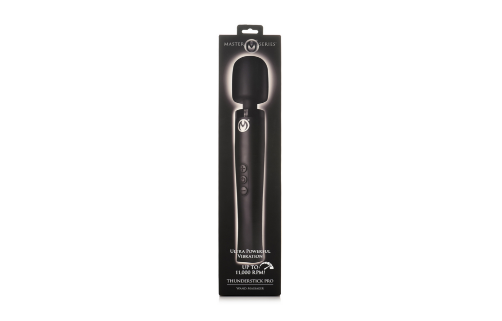 Thunderstick Pro - Krachtige Zwarte Wand Massager 32,7 cm