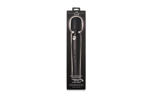 Thunderstick Pro – Leistungsstarker schwarzer Stabmassager 32,7 cm