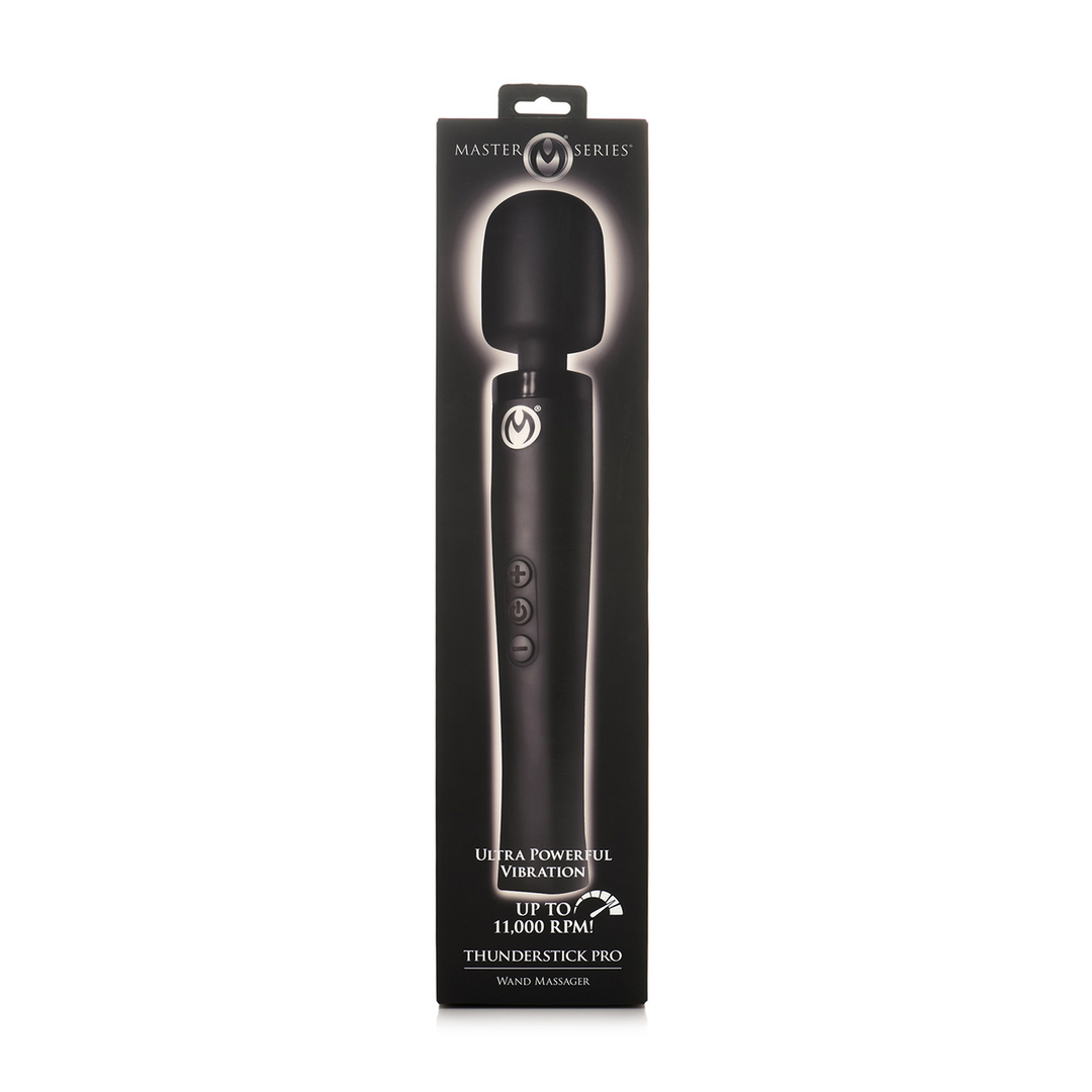 Thunderstick Pro – Leistungsstarker schwarzer Stabmassager 32,7 cm