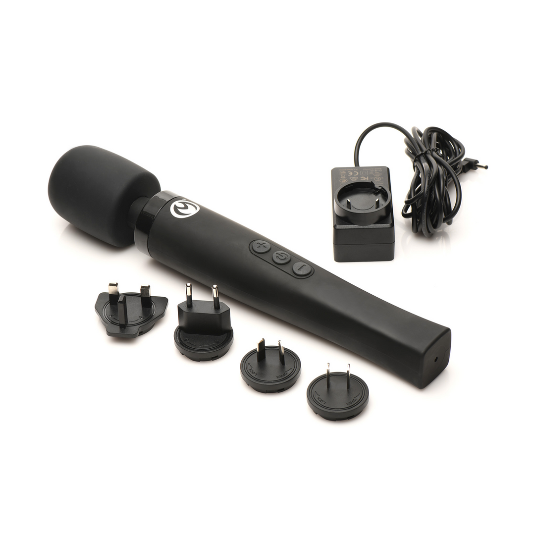 Thunderstick Pro - Powerful Black Wand Massager 32.7 cm