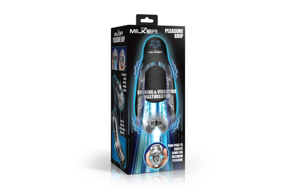 De Milker Pleasure Grip | Zuig- en Vibrerende Masturbator