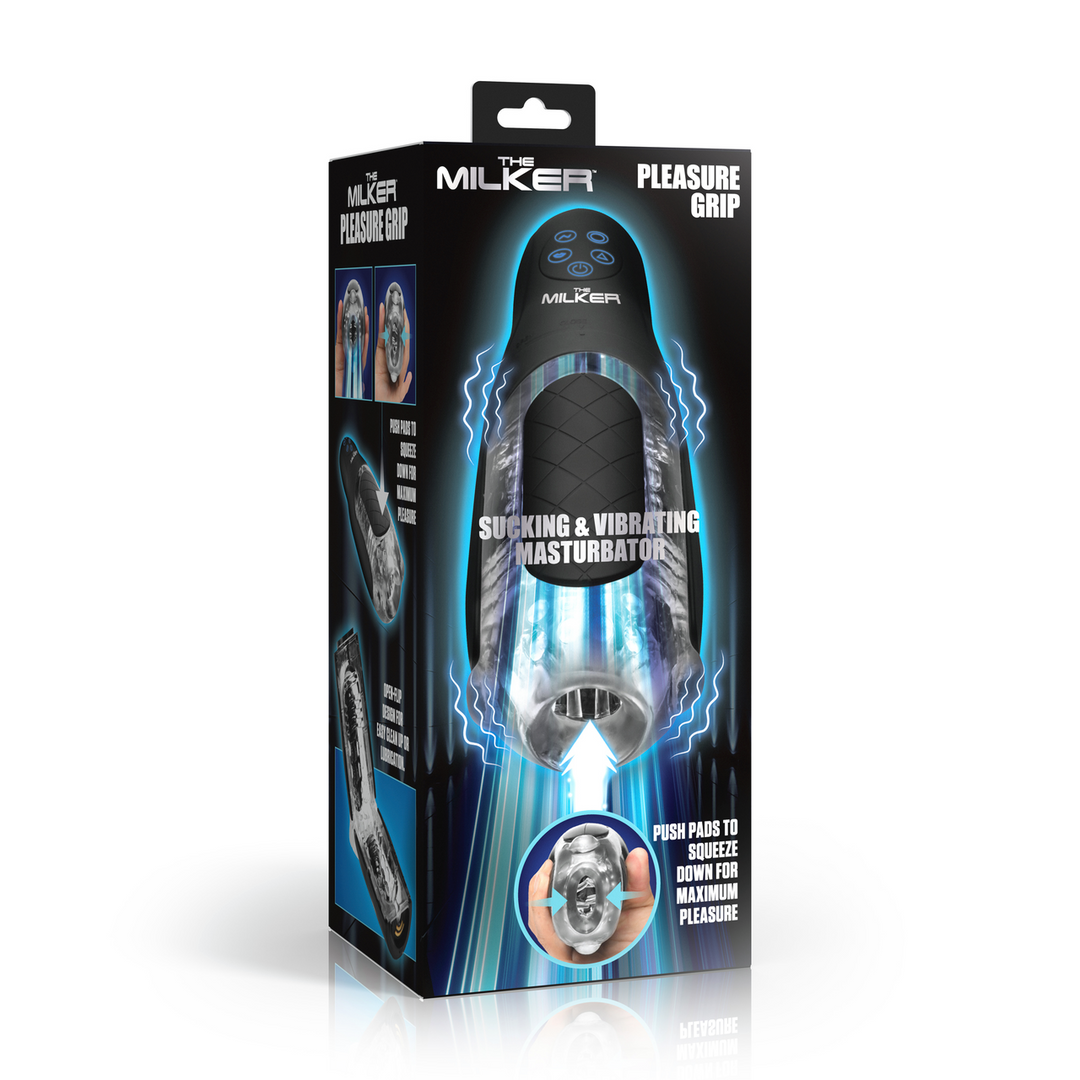 The Milker Pleasure Grip | Suction and Vibrating Masturbator