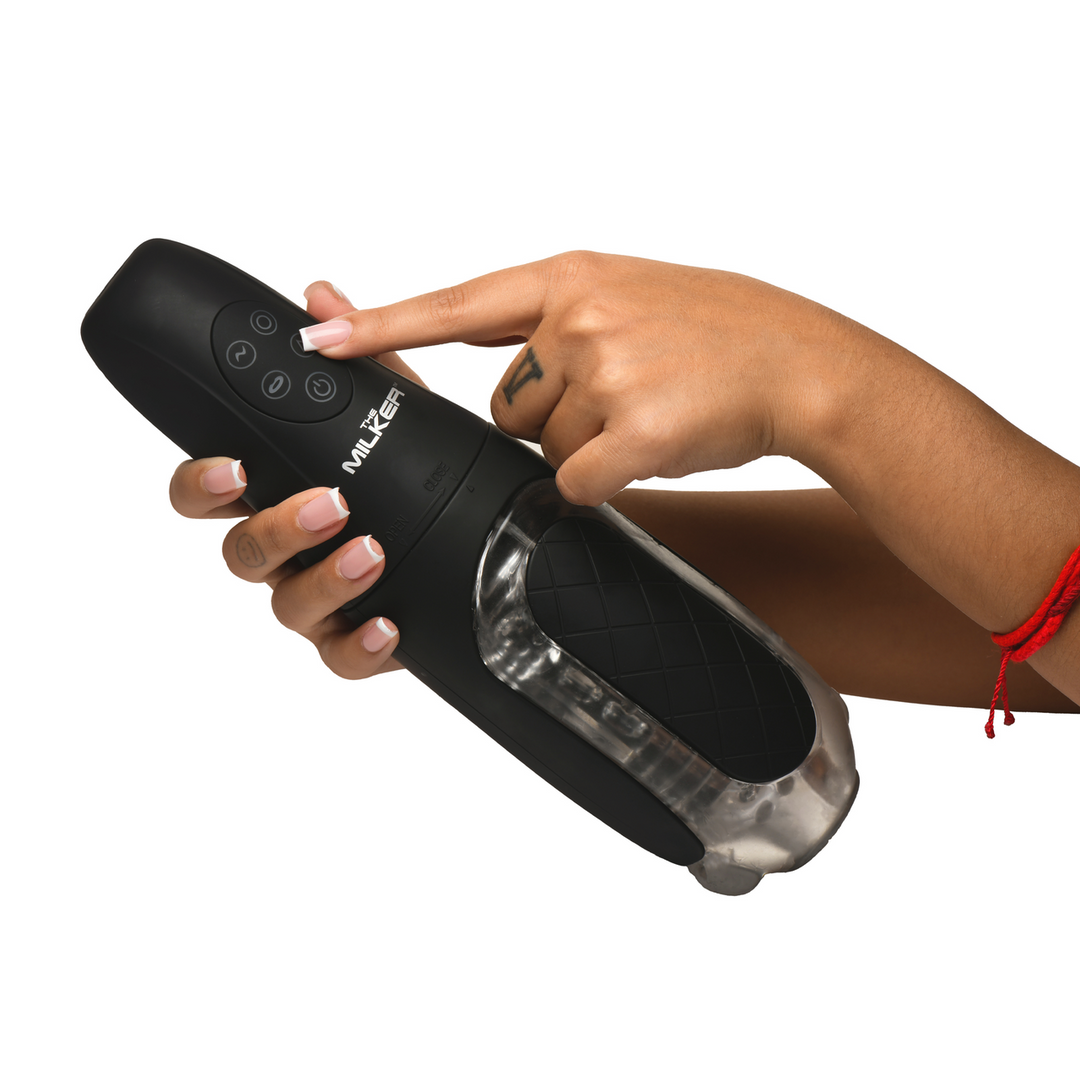 De Milker Pleasure Grip | Zuig- en Vibrerende Masturbator