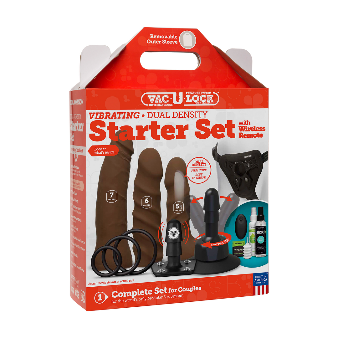 Vibrating Dual Density ULTRASKYN Toys Set + Remote Control