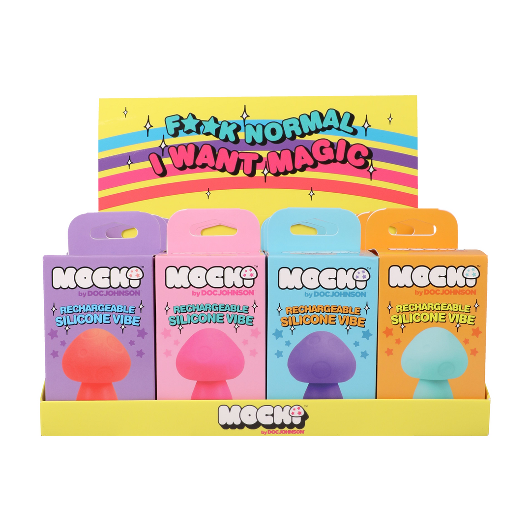 Paddenstoel Vibe: Krachtige Oplaadbare Siliconen Vibrator