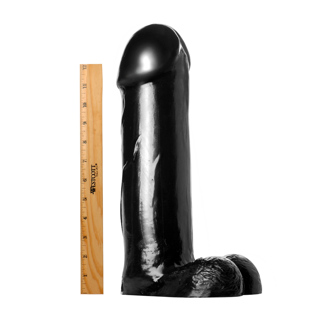 The Titan Dildo XXL 37.7 cm Black – XXL Sensation & Pleasure