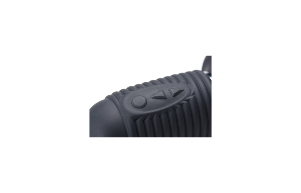 Power Pounder - Krachtige Siliconen Vibrerende Dildo Zwart