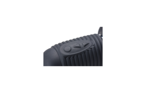 Power Pounder - Krachtige Siliconen Vibrerende Dildo Zwart