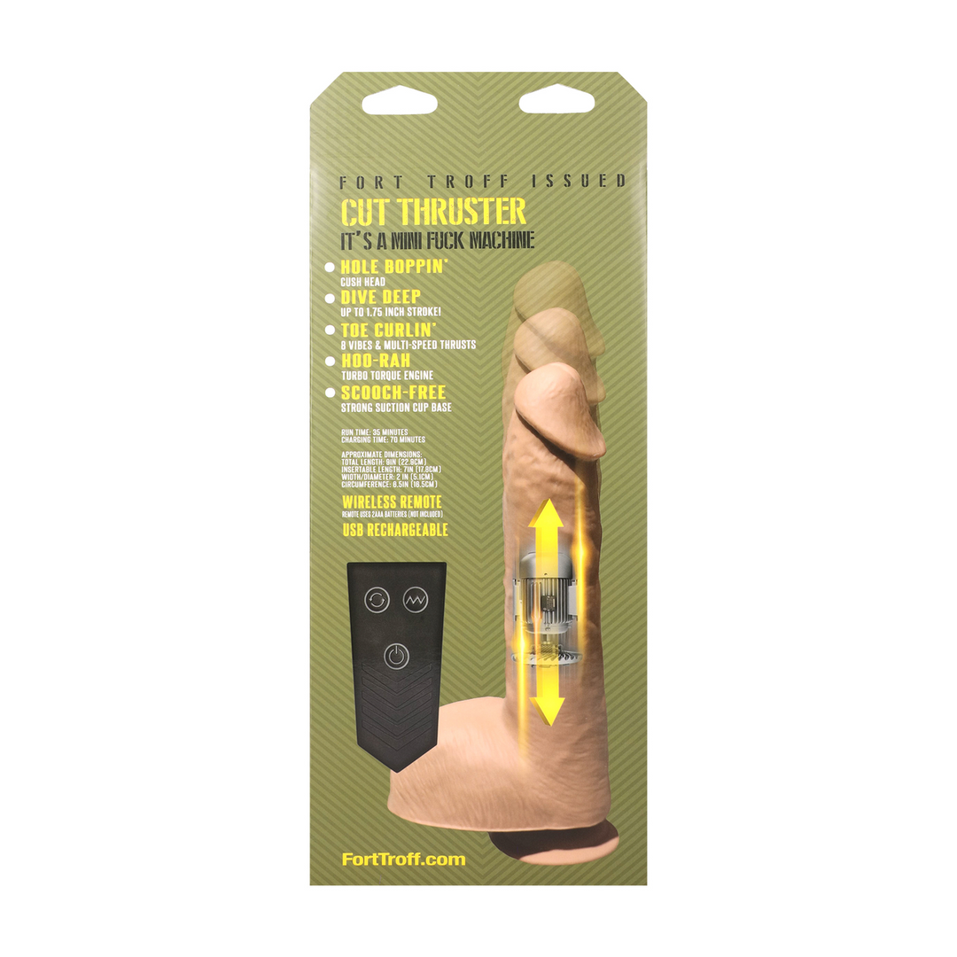 Cut Thruster Vanilla – Powerful Thrusting Vibrator USB