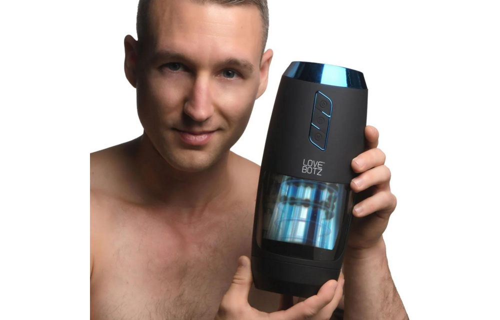 Der Milker Slider Masturbator Schwarz | 3 Geschwindigkeiten & 6 Muster