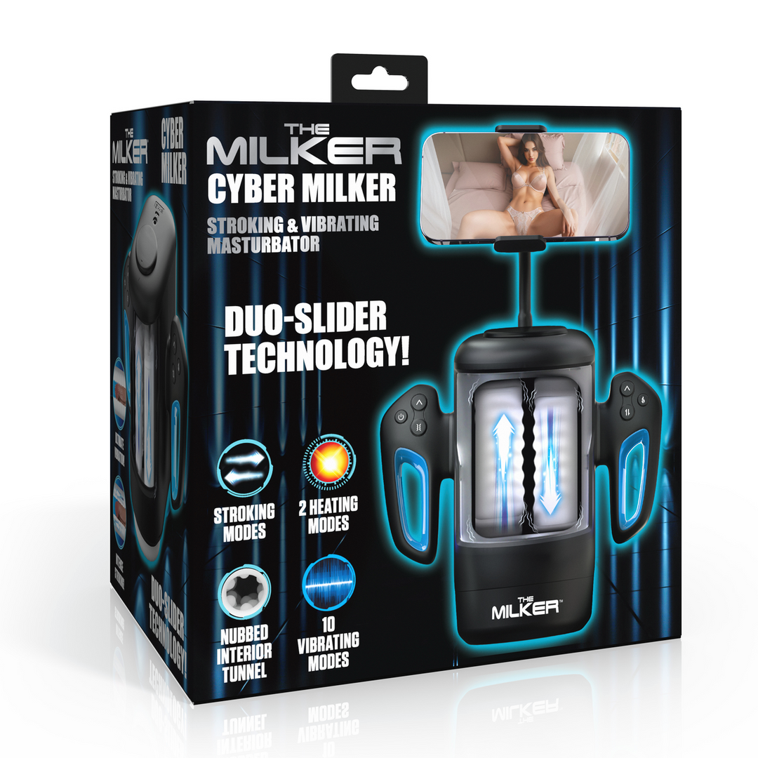Cyber Milker Masturbator with Phone Holder – Stimulating & Innovative