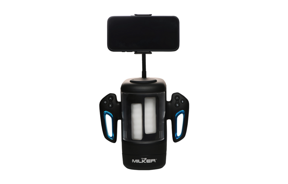 Cyber Milker Masturbator with Phone Holder – Stimulating & Innovative