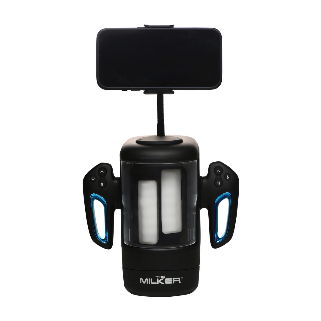 Cyber Milker Masturbator with Phone Holder – Stimulating & Innovative