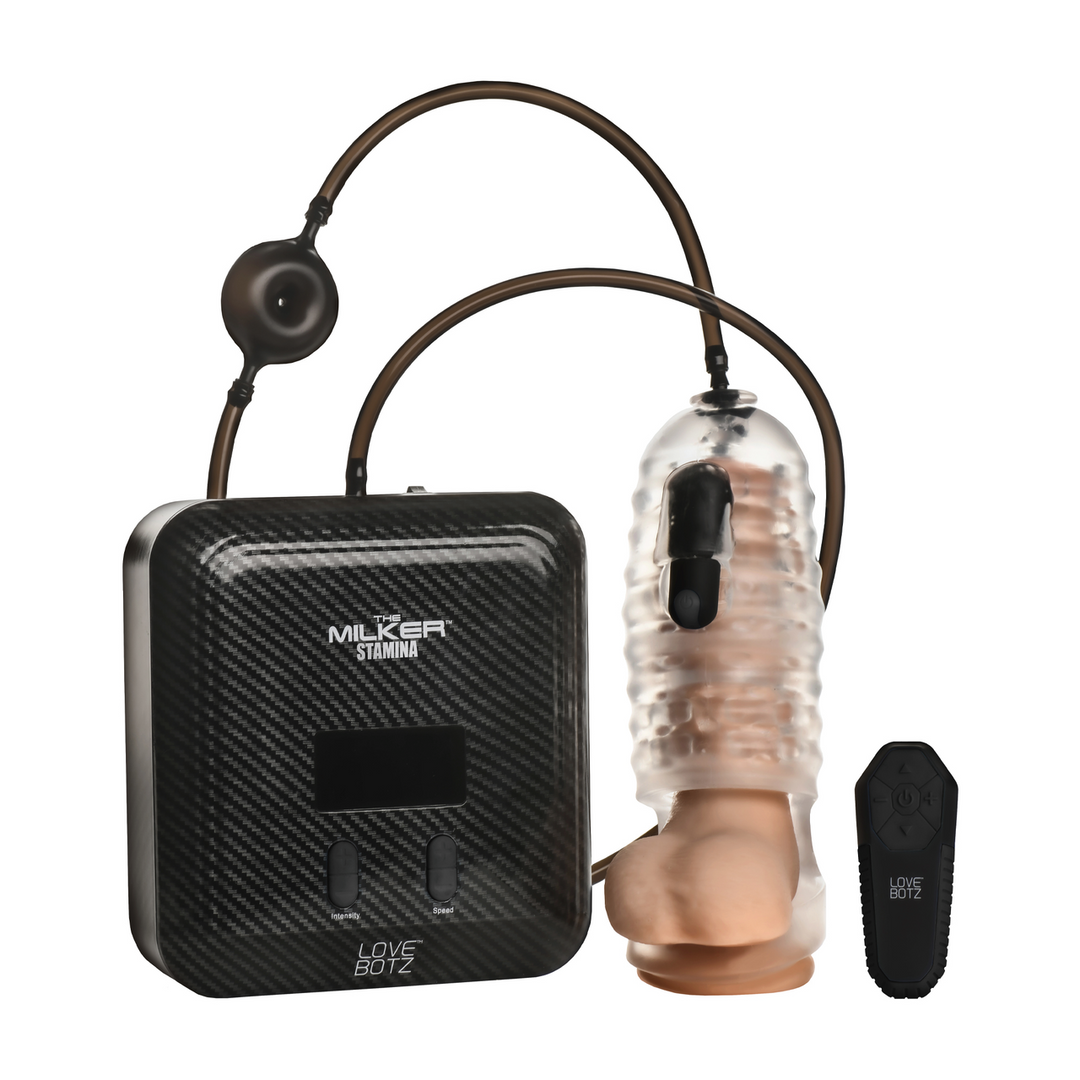 Der Milker Stamina - Automatischer Vibrations- und Saug-Stroker - Transparent