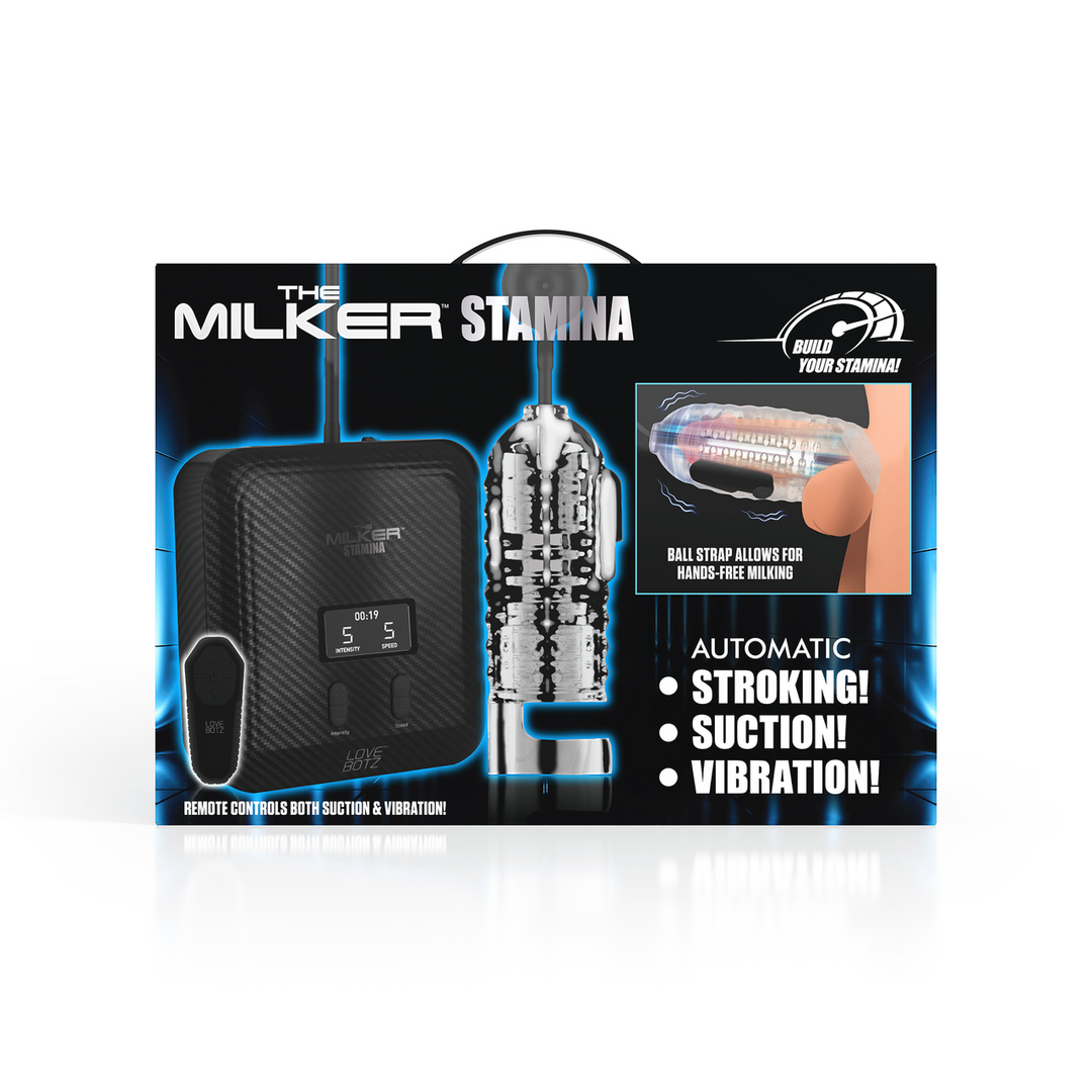 The Milker Stamina – Automatic Vibration & Suction Stroker