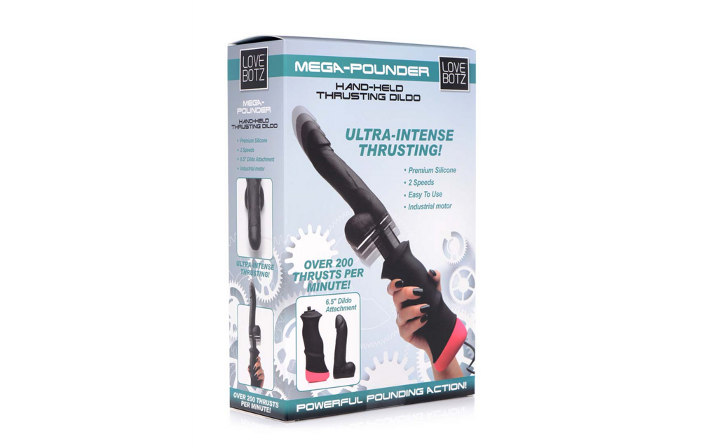 Mega Pounder Handheld Stotende Dildo - Krachtig & Realistisch