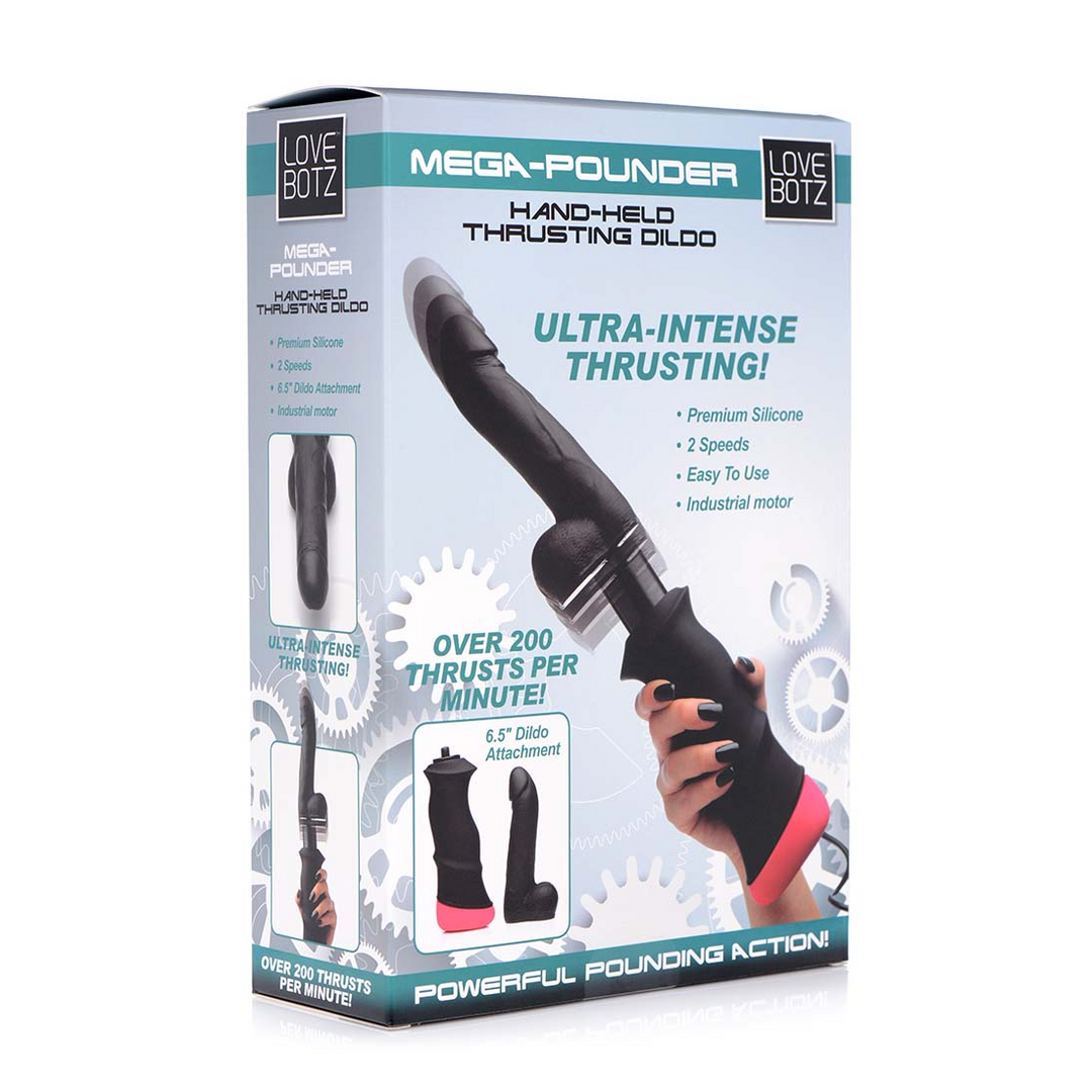 Mega Pounder Handheld Thrusting Dildo - Powerful & Realistic