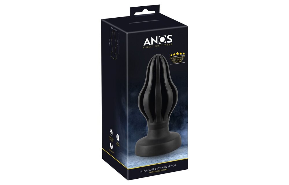 Super Soft Butt Plug | Ø 7 cm Silikon-Analplug mit Saugnapf
