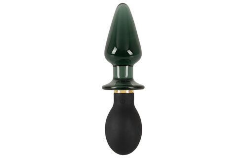 Double-Ended Butt Plug | Vibrating Silicone & Glass Anal Plug