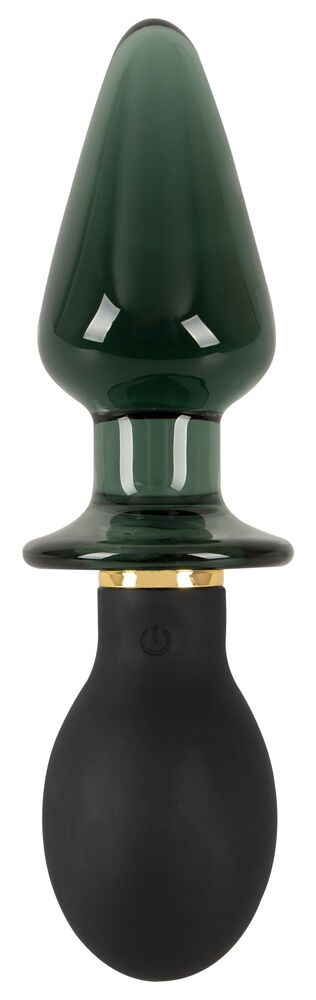 Double-Ended Butt Plug 16.6 cm | Vibrating Silicone & Glass
