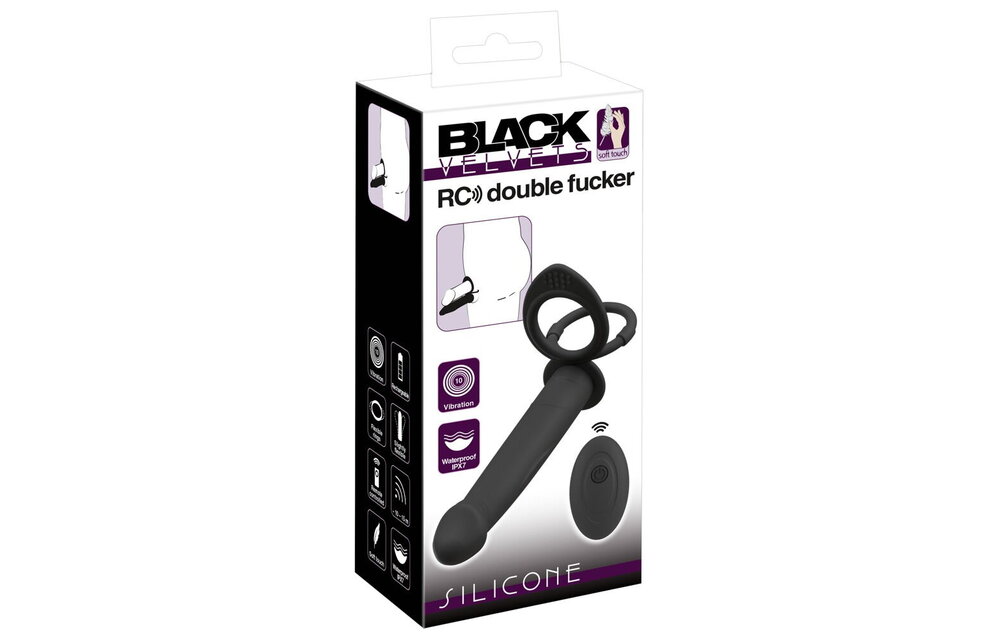 RC Double Fucker 13.1 cm | Vibrating Penis Ring & Remote Control