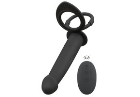 RC Double Fucker 13.1 cm | Vibrating Penis Ring & Remote Control