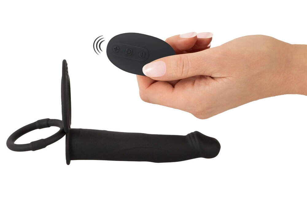 RC Double Fucker 13,1 cm | Vibrerende Penisring & Afstandsbediening