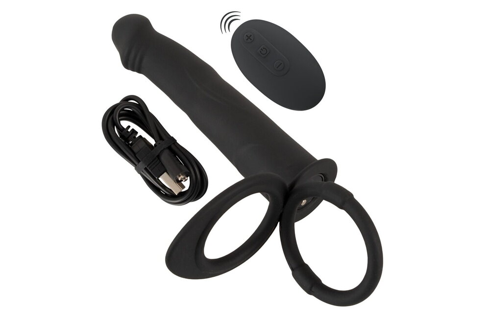 RC Double Fucker 13,1 cm | Vibrerende Penisring & Afstandsbediening