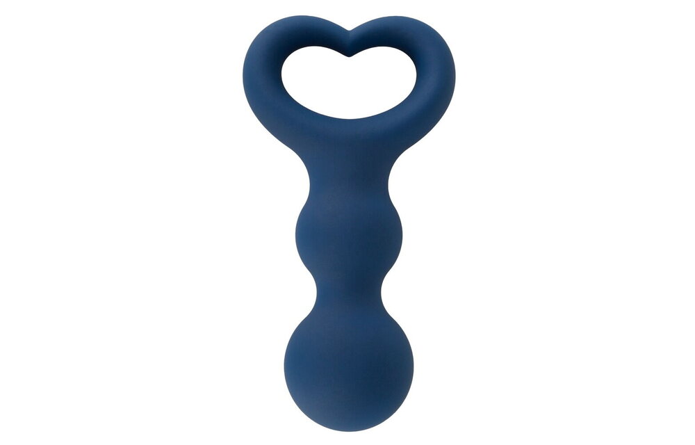 Magic Shiver Butt Plug 9,5 cm | Silikon-Analplug Herz