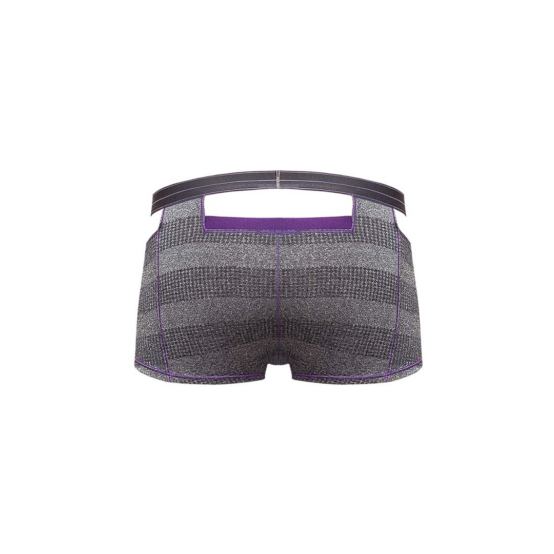 Heather Haze Cutout Shorts L – Sportlich & Stilvoll Grau