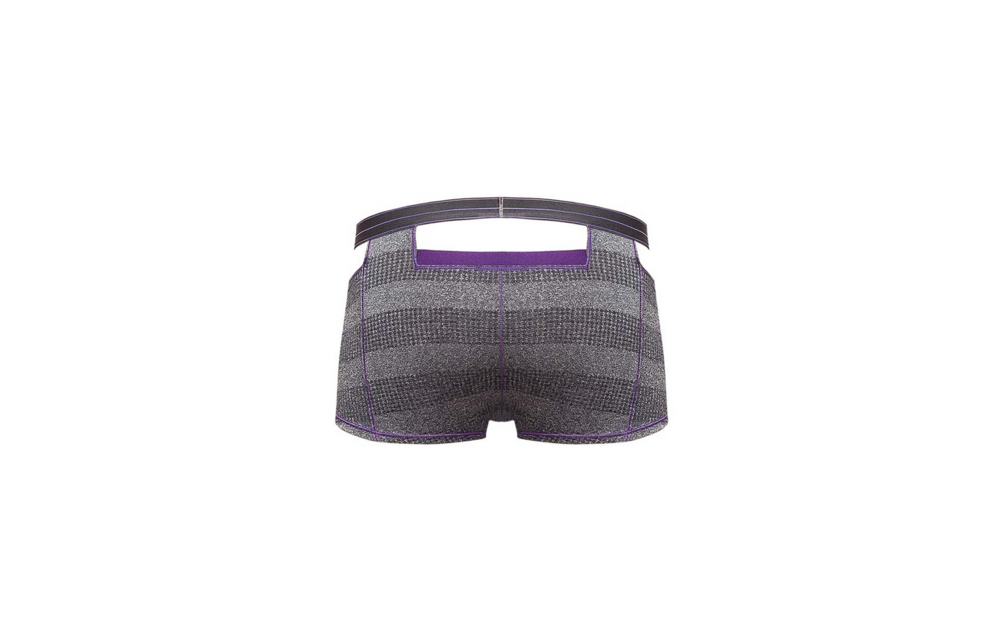 Heather Haze Cutout Shorts S - Stylish & Sporty Grey