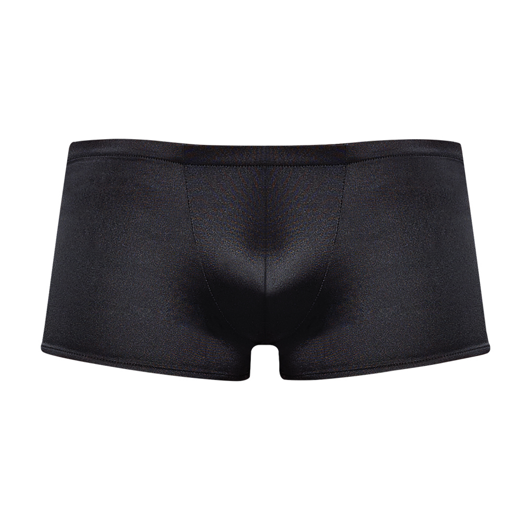 Lo Rise Short M Zwart - Satijn, Comfort & Stijl Male Power