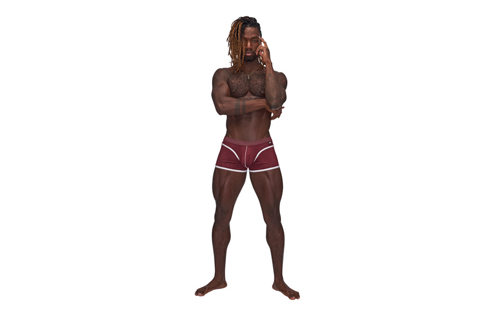 Mini Short Xl Bordeaux - Sportief & Comfortabel Male Power