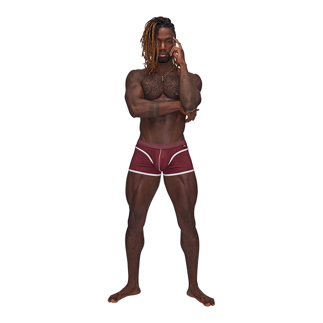 Mini Short Xl Bordeaux - Sportief & Comfortabel Male Power