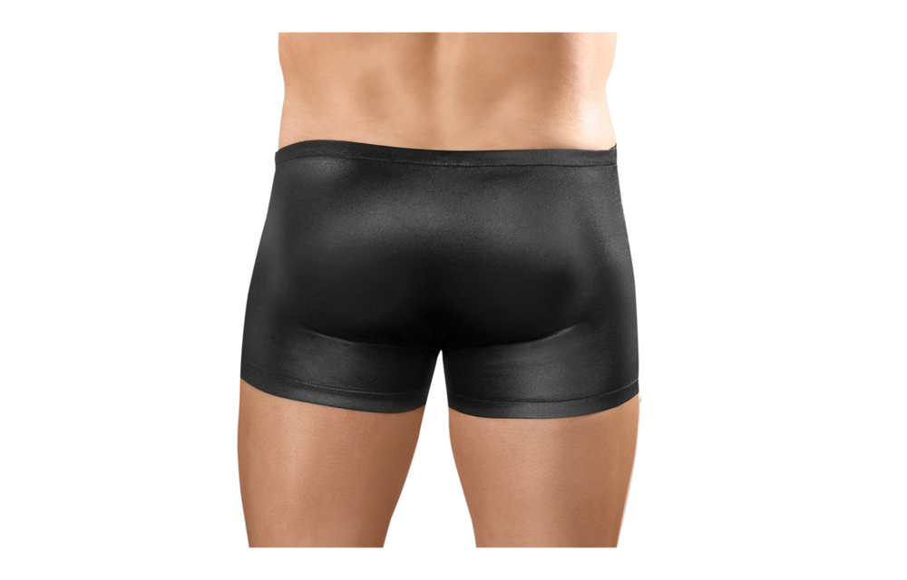 Shorts mit Reißverschluss Schwarz S/M – Stilvoll & Bequem Male Power