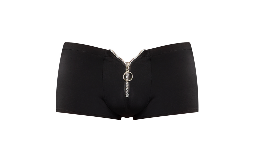 Shorts with zip - S/M - Black