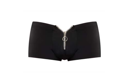 Shorts met rits - S/M - Zwart