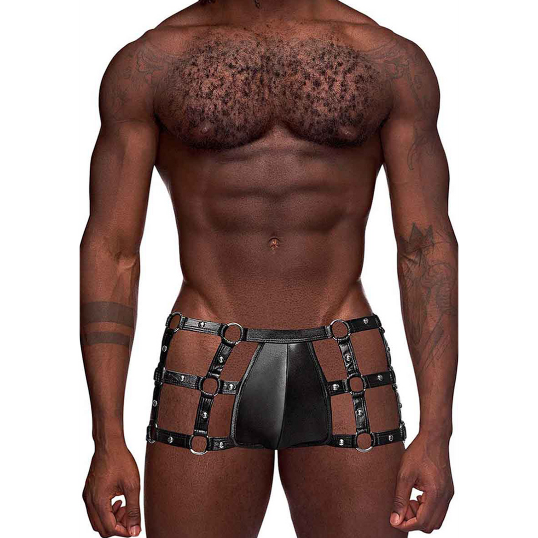 Vulcan Cut Out Cage Short S/M Schwarz – Cool & Verführerisch