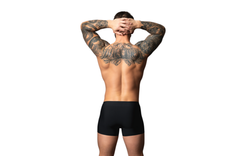 Pouch Short XL Schwarz/Rot | Komfort & Stil Male Power