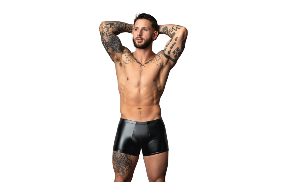 Wetlook Pouch Short L Schwarz – Sexy & bequeme Herrenunterhose