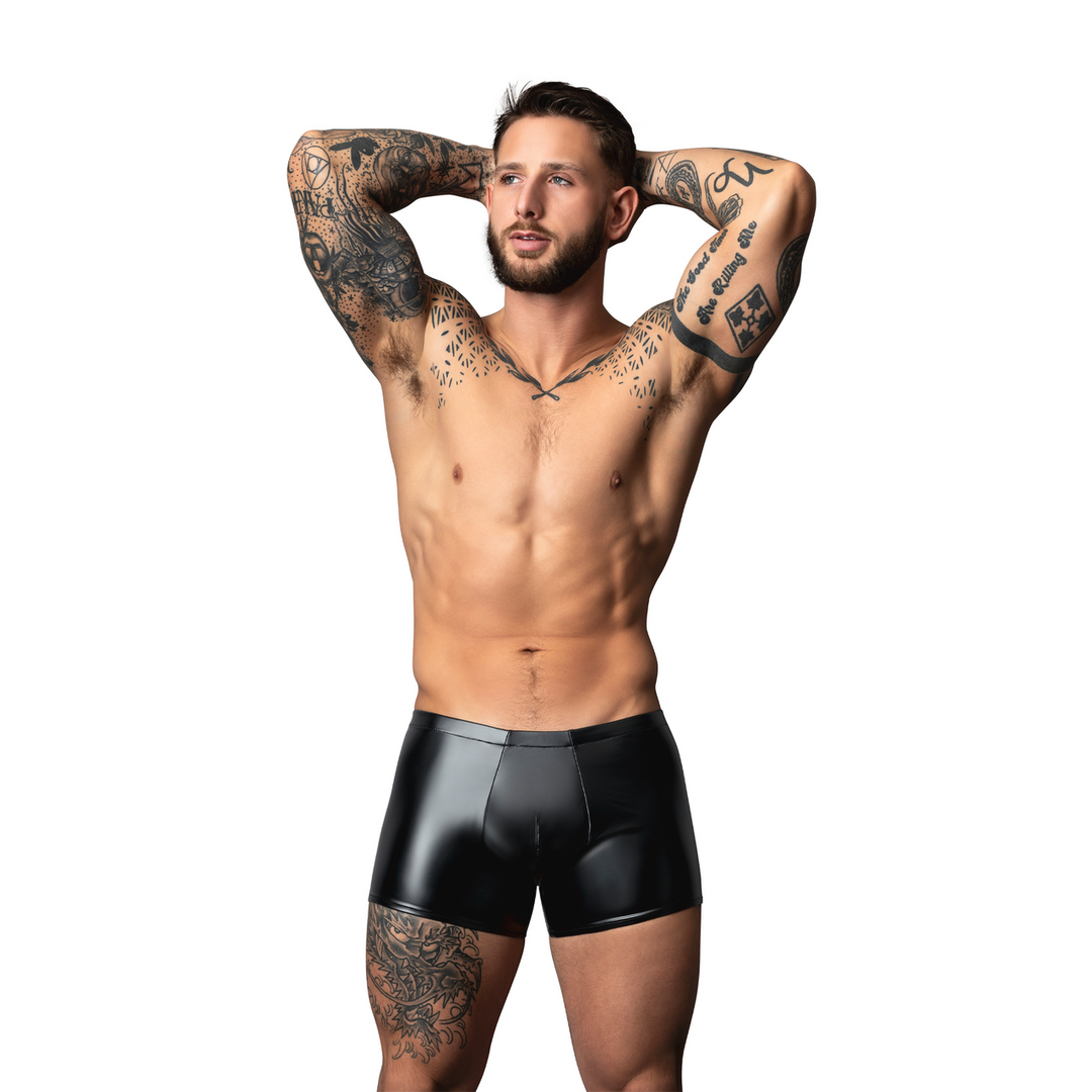 Wetlook Pouch Short Schwarz S – Stilvolle Herrenunterhose