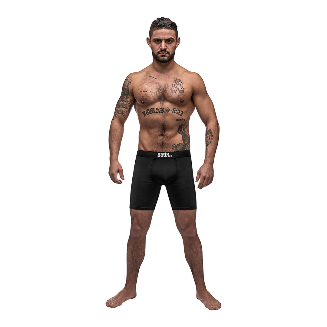 Black Nite Long Shorts M - Comfort & Support Men