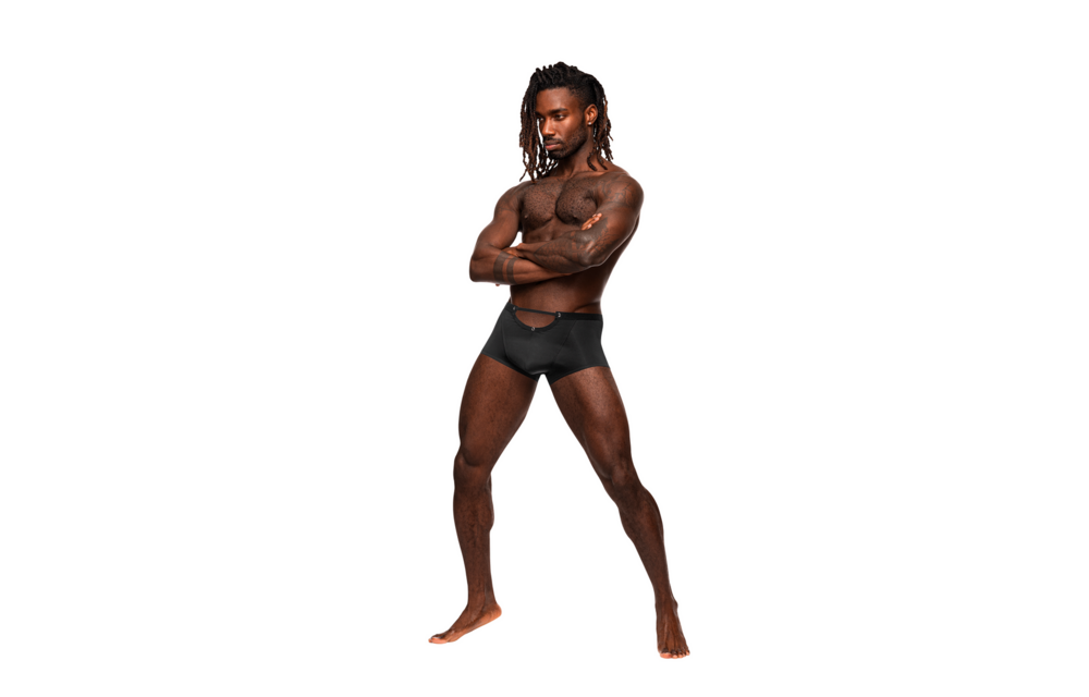 Mini Short Zwart M - Stijlvol & Comfortabel | Male Power